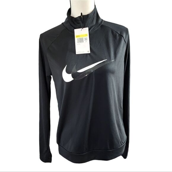 Nike Running dri fit 1/4 zip midlayer long sleeve - Picture 3 of 9